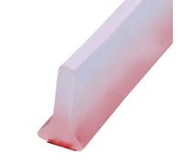 1.2M T Silicone Shower Threshold Water Barrier,Wet Room Bathroom Floor Beading,Shower Tray Sealing Strip,Tile Edge Caulk Trim for Bathroom Bathtub,Countertop,Kitchen (Transparent)