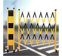 1.2M Tall Retractable Traffic Barrier - Expandable Folding Road Safety Bcade for Outdoor Use, Parking Lot Security, Driveway Protection with Reflective Stripes