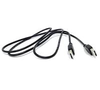 1.2m USB to USB 2.0 24AWG A to A (Male to Male) High Speed Data Transfer Lead Cable 3.4ft Black