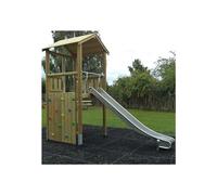 Playground Rubber Safety Grass Mat - 1.2M X 0.8M X 22mm - For Childrens Swings, Slides, Trampolines