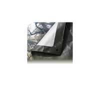 (1.2M x 1.8M) Black/Silver Heavy Waterproof Tarpaulin Sheet Tarp Cover With Eyelet