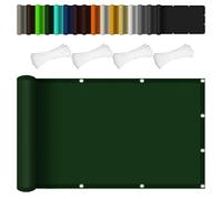 1.2m x 1m Dark Green UV Block Garden Canopy - 98% UV Protection Weather-Resistant with 4 Ropes Ideal for Greenhouse & Flower Plants