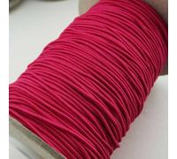 1.2mm Cord Elastic Round Hat Shirring 536D, Cerise Pink, 2 Metres