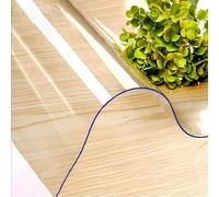 1.2mm Furniture Table Protector Clear Plastic Cloth Wipeable Water Heat Dust Resistant Desk Top Coffee Dining Banquet Dinner Buffet Tabletop Protective Mat,17"/18"/19"/20"(18"x28"(45 * 71cm))