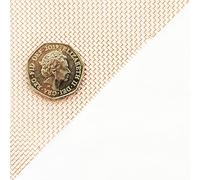 1.2mm Hole 99.9% Natural Copper Woven Wire Mesh (16 LPI x 0.355mm Wire = 1.23mm Hole) UK Made (420mm x 594mm (A2) Sheet)