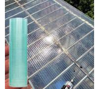 1.2mm Polycarbonate Roofing Sheet,Clear Plastic Roof Panel,Rain-Proof Protection FRP Daylighting Panels(2.3ft x 19.7ft)