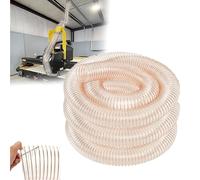 1.2Mm Pu Dust Extraction Hose, Heavy Flex Clear Debris Collector, Pu with Copper-Plated Steel Wire, Flexible Collection, for Woodworking/Sander(Inner diameter110mm)