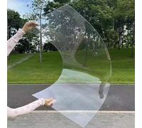 1.2mm Thick Clear Polycarbonate Roofing Sheet UV Protected Acrylic Panels for Greenhouses Waterproof Cladding for Outdoor Use 60cm x 2.5m (2 x 8.2ft)