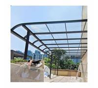 1.2mm Thick Green Polycarbonate Roofing Sheet - Durable Outdoor Shed & Greenhouse Roof Panel Replacement for Patios & Pergolas (1x10m / 3.28x32.8ft)