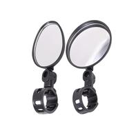 1/2PC Bicycle Rearview Mirror 360 Degree Rotation Auxiliary Convex Handlebar Mount Cycling Bike Rear View Mirrors Motorcycle Mirrors(2X MIXED)