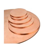 1-2pc Brass Dish Diameter 20mm 30mm 50mm 60mm 80mm100mm 150mm 200mm Copper Disc Round Sheet Plate Solid for Crafts, DIY, Electrical Repairs, Industrial Us(0.8x100mm 1pcs)