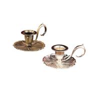 1/2PC Candlestick Valentines Day Handheld Candle Holders Retro Single Head Candlelight Stand Taper Holder for Weddings, Birthdays(Mix-2pc)