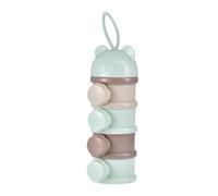 1/2PC Milk Powder Dispenser Formula - 3/4 Layers Formula Milk Storage Container | 270ml/Layer Non-Spill Stackable B-aby Snack Storage Container | Feeding Travel Snack Storage Container