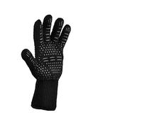 1/2pc Non-Slip Fireproof Microwave Oven Gloves Extreme Heat Resistant Oven Mitts Flame Retardant BBQ Gloves for Barbecue(Black Women 1pc)