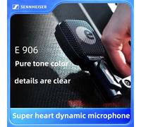1/2PC Sennheiser E906 Super-cardioid microphone e906 instrument Mic Microfonos Microfono with clamp for drum guitar, Hot selling E906 1PCS