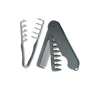 1. 2pc Travel-Friendly Volumizing Comb Set for Fine/Thick Hairs - Lift Texture & Detangling Styling Tool Small Folding Hair Brush