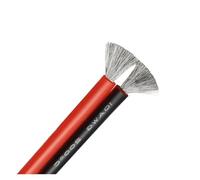 1/2pcs 1/5/10M 30 28 26 24 22 20 18 16 14 12 10 8AWG Soft Silicone Wire Black/Red Solar Panel Car Battery Flexible Electric Cable(2Pins Red Black,20AWGx10 Meter)