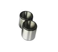 1/2pcs 20mm Inner Diameter Bearing Steel Sleeve Hollow Round Shaft Sleeves Washer Bushings 20mm ID 25mm OD 3mm-50mm Height(M20x25x10mm 2pcs)