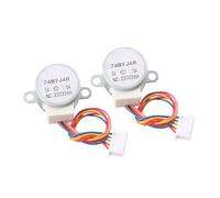1/2Pcs 24BYJ48 DC 5V Reduction Stepper electronic starter 4-Phase 5-Wire 1/64 Reduction Rate Reducer Reducing Stepping electronic starter 24x19mm MQXFCZUX(1Pcs)