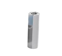 1/2pcs 304 A2 Stainless M8 M10 M12 M14 M16 M18 M20 Fine Thread Hex Connector Long Nuts Threaded Rod Couplers(M8x1x50(S13)1pcs)