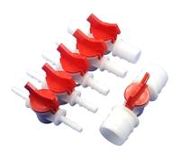1~2pcs 4~32mm Equal Dia Plastic Ball Valve Drip Irrigation Pipe Switch Aquarium Air Pump Hose Connector POM Pipe Valve(2pcs,16-16mm)