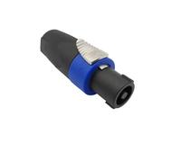 1/2Pcs 4 Pole NL4FC Speakon Speaker Connector Twist Lock Male Plug Audio Adapter 30A High Current Compatible Neutrik for PA Amp Stage Cable(2Pcs)