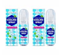 1/2PCS 50ML Summer Cooling Spray Portable Ice Feeling Car Quickly Relief Clothing Spray Seats Summer U4S0 Cooling Training