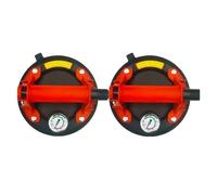 1/2PCS 8 Inch Vacuum Suction Cup 250kg Heavy Duty Air Pump Lifter For Granite Tile Glass Manual Lifting For Move Heavy Objects(Red 2pcs)