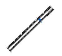 1/2PCS Aluminum Plastic Sewing Seam Ruler Measuring Gauge Patchwork Quilting Tailor Accessories Tools 5BB5936(1PC Black)