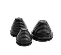 1/2pcs Black Tapered Rubber Wiring Grommets Gasket Electric Box Cable Protector Dust Plug 12/25/30/35/40/50/60/70/80/90-130mm(60mm B Size (2pcs))