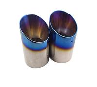 1/2pcs Car Exhaust Pipe Tailpipe Tip For Mazda Cx-5 Cx 5 Cx5 Kf 2013-2022 Stainless Steel Rear Tail Throat Muffler Tip(Blue b 2pcs)