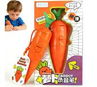 1/2Pcs Carrot Recorder Pen Toy, 60-Second Cute Carrots Pens Voice Recorders Device, Carrot-Shaped Recorder Device, Writing Ballpoint Pens, Fun Easter Gift For Kids Students Teachers(1pcs)