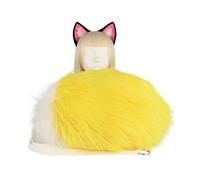 1 / 2pcs Cat-Wolf Tail Faux Ear Headband Set Adult Children Halloween Xmas-Fancy-Party Cosplay Costumes Gifts Animal Costume Adult for Kids-baby Animal Costumes Unisex Toddler Onesie Halloween
