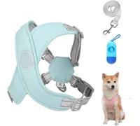 1/2pcs Chewie Cozy Harness, Getchewie Dog Harness, 100% Breathable & Comfortable, Anti-Breakaway, Reflective,Medium Small Chewie Cozy Harnesses with Poop Bags Dispenser (Green, S)