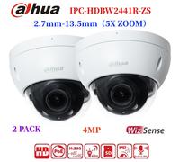 1~2PCS Dahua IPC-HDBW2441R-ZS 4MP Starlight 5x Zoom WizSense PoE IP Camera LOT