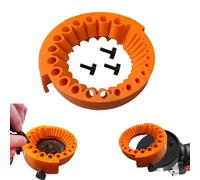 1/2pcs Drill Bit Sharpener Tool, Multipurpose Drill Bit Sharpener for Grinder, Old Drill Bit Grinder, Angle Drill Attachment, 2 to 13 mm Drill Bits for Grinding 125 mm Grinder (1 pcs)