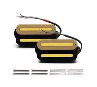 1/2PCS Electric Guitar N-10K/B-16K Pickup | Ceramic,Dual Rail,Humbucker,(Zebra w GD Blade NB)