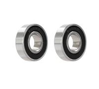 1/2Pcs Electric Scooter Rear Auxiliary Wheel 6001rs Bearings ，Compatible for Xiaomi， M365 PRO PRO2 1S Hub Ball(2pcs rear bearing)