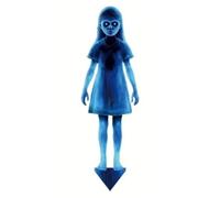 1/2pcs Halloween Scary Ghost Little Girl Garden Stake, 16 inch Twin Female Ghost Courtyard Insertion Lawn Patio Haunted for Outdoor Trick-or-Treating Party Supplies Graves Cemetery Decor