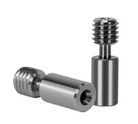 1/2PCS Heatbreak Titanium Alloy Heat Break Throat For 3 S1 /pro CR-10 Smart Pro Extruder 3D Printer Parts(1pcs)