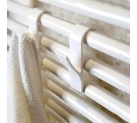 1/2Pcs Kitchen Storage Racks Bathroom Hanger Clips Heated Towel Radiator Rail Clothes Scarf Hanger Home Hooks Holder Bracket (2 pcs)