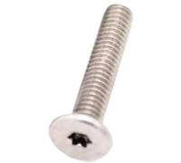 1-2pcs M3 M4 M5 304 A2-70 Stainless Steel Hollow Hole Through Air Out Pass Six-Lobe Torx Ultra Thin Flat Wafer Head Bolt Security Screw(16mm,M4 2pcs)