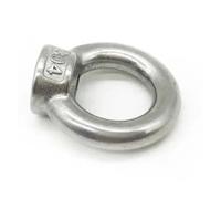 1-2PCS M3 M4 M5 M6 M8 M10 M12 M14 M16 M18 M20 304 Stainless Steel Lifting Eye Nuts screw Ring Eyebolt Ring Hooking Nut Screw(Eye bolt,M20 1PC)