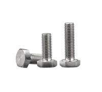 1-2pcs M3/M4/M5/M6/M8/M10/M12/M14/M16/M18 Titanium Alloy Hexagon Head Mechanical Screws, M5x70mm(1pc)