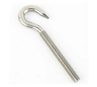 1-2pcs M4 M5 M6 M8 M10 M12 M16 M20 304 Stainless Steel Sheep Eye Screw Bolt Ring Hook(Opening hook,M8 2pcs)