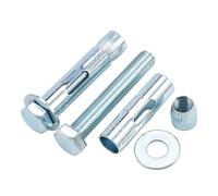 1/2pcs M6.5 M8 M10 M12 M16 Carbon Steel Blue Zinc Plated External Hexagonal Internal Expansion Screw Pull Burst Expansion Screw(M6.5x40mm(2pcs))