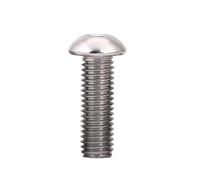 1-2PCS M8 M10 A2-70 304 Stainless SteelHexagon Hex Socket Head Button Bolt Screw L=10 To 100mm ISO7380(90mm,M8 (2pcs))