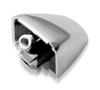 1/2pcs Outside Door Handle End Cap Cover Chrome for Hummer H3 2006 2007 2008 2009 2010 Front Or Rear Door Handle Trim Cover Anti-Slip(1PCS)