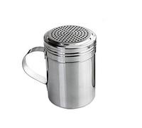 1/2pcs Powder Decorating Shaker Stainless Steel Spice Bottles Steel Powder Shaker with Handle Perfect for Chocolate, Cocoa, Sugar, Salt, And Flour Dusting ,Easy to Clean(size:1pc M( 6.8*8.8cm))