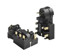 1/2pcs Refrigerator Starter Compressor Overload Protector Start Relay QP3-12A Household Appliance Accessories(2pcs)